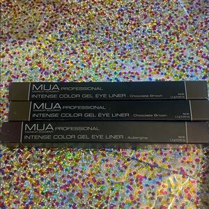 MUA Professional Gel Eye Liner Set of 3